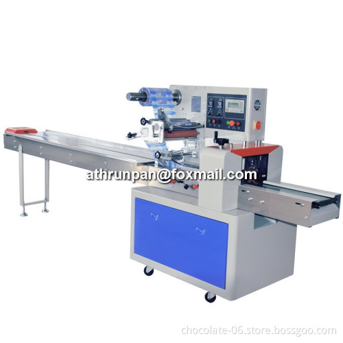 chocolate pillow packaging machine for wrapping chocolate bar